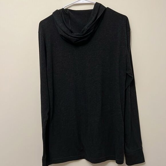 Youth boys size medium Next level Ultimate Frisbee charcoal hooded shirt. - Picture 4 of 5